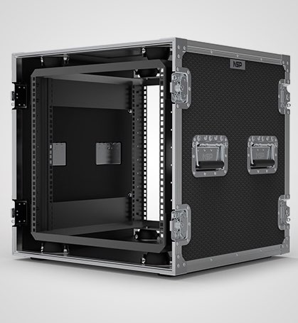 10U Suspended Shockmount Rack Case