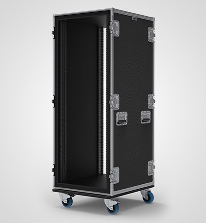 32U Shockmount Rack Flight Case