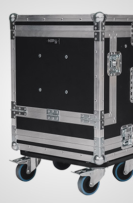 5U Rack Production Flight Case with Hinged Lid