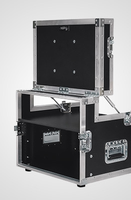 5U Rack Production Flight Case with Hinged Lid