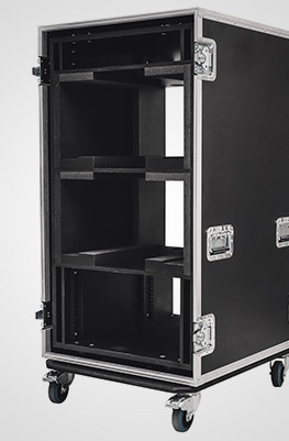 Double 5U Rack Sleeve Touring Tech Flight Case