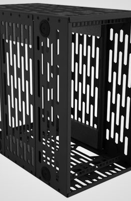 AluFly 3U Aluminium Shallow Rack