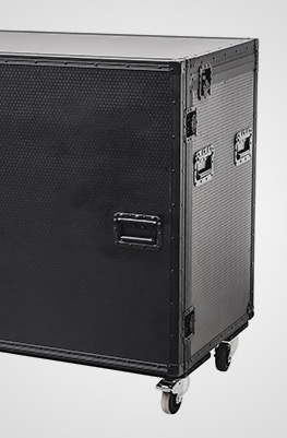 Hospitality Flight Case with Worktop Space & Euro Containers