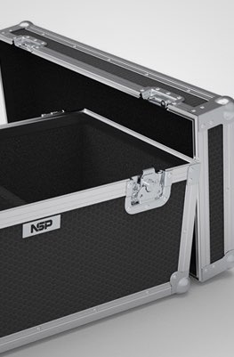 Heavy Duty Deluxe LP Carry Flight Case