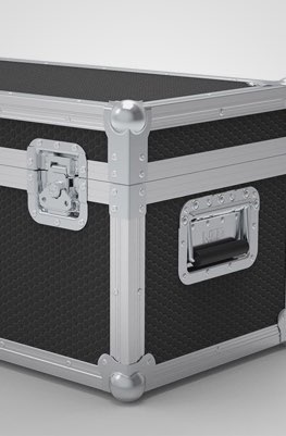 Heavy Duty Deluxe LP Carry Flight Case