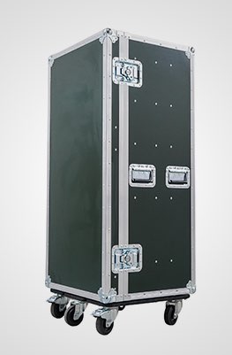 5 Drawer Universal Production Flight Case in Green