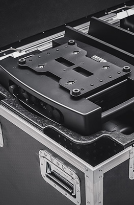  Dual ClayPaky HY B-Eye K15 Aqua Flight Cases