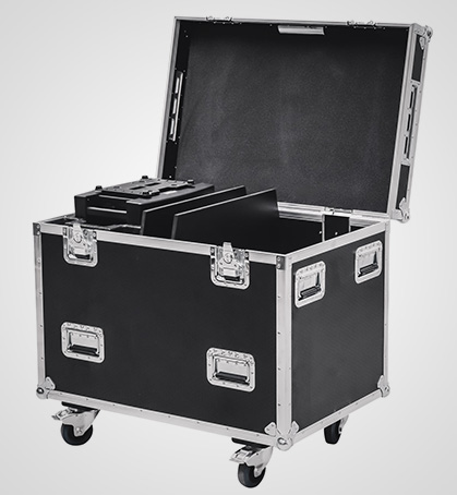  Dual ClayPaky HY B-Eye K15 Aqua Flight Cases