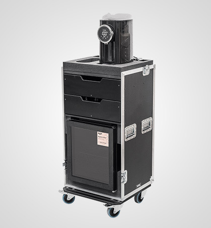 Hospitality Flight Case to house Coffee Machine and Fridge