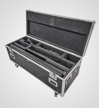 Touring Keyboard Road Trunk Flight Case with Accessory Compartments