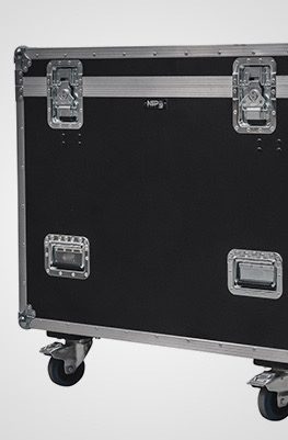 Kick Drum Flight Case with Accessory Compartment