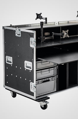 Large Custom Motorsport Workstation Flight Case