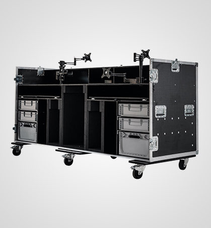 Large Custom Motorsport Workstation Flight Case