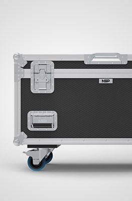 Heavy Duty Road Trunk Flight Case - 100 x 50 x 50cm