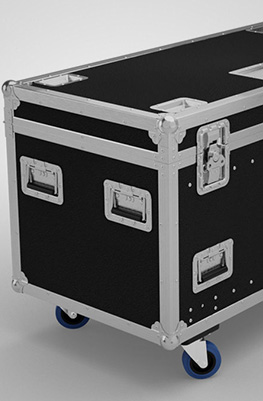 PTS 120 Flight Case for Alupro Aluminium Racks