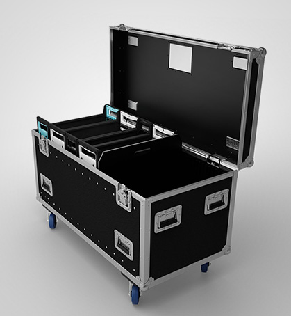 PTS 120 Flight Case for Alupro Aluminium Racks