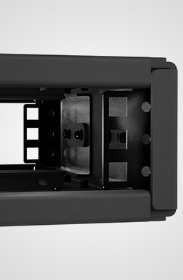PTS 1U Aluminium Rack Tiny (Max Depth)