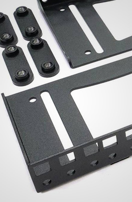 PTS 4U Rear Slider Rack Strips