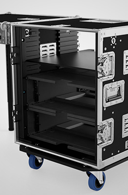 PTS 80 Cabinet Flight Case for Alupro Aluminium Racks