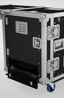PTS 80 Cabinet Flight Case for Alupro Aluminium Racks