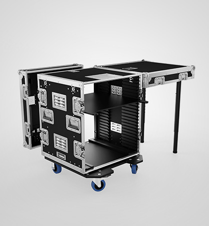 PTS 80 Cabinet Flight Case for Alupro Aluminium Racks