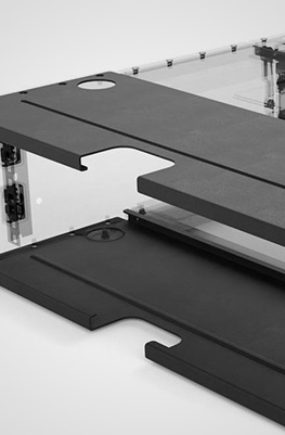 PTS Back Panel with Cable Cutout for full-size Rack