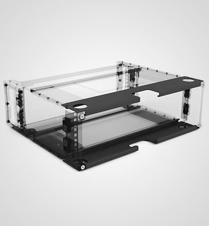 PTS Back Panel with Cable Cutout for Shallow Rack