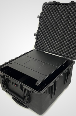 Peli 1640 Air Flyrack Case for AluPro 6U Fullsize Rack