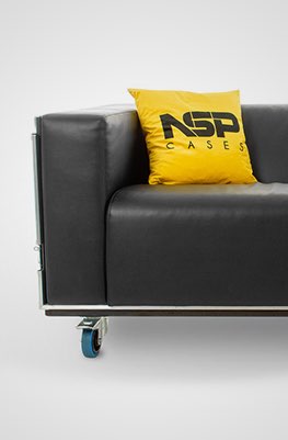 2 Seater Flight Case Sofa