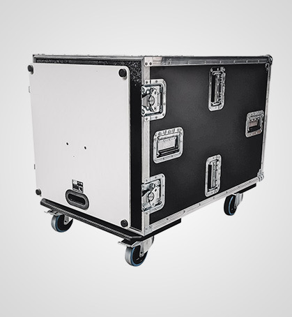 L-Acoustics Syva Low Speaker with Base Plate Flight Case