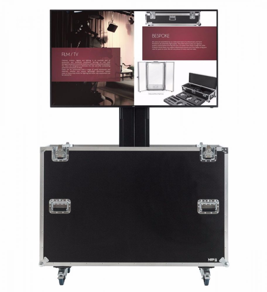 Motorised TV Lift Flight Case For 55 inch Screens NSP Cases