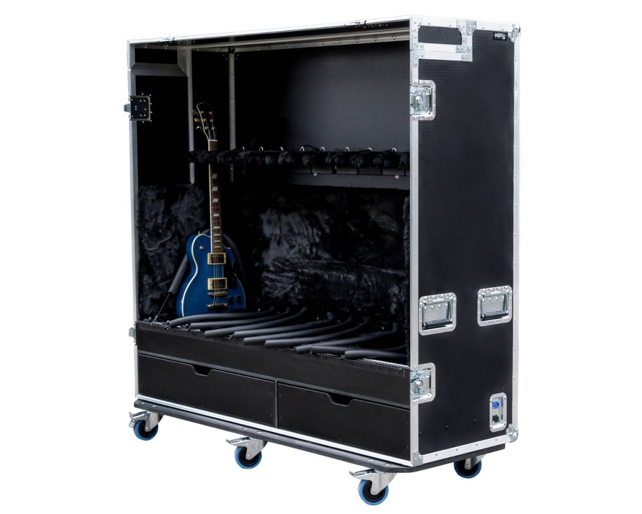 Guitar rack flight case cheap