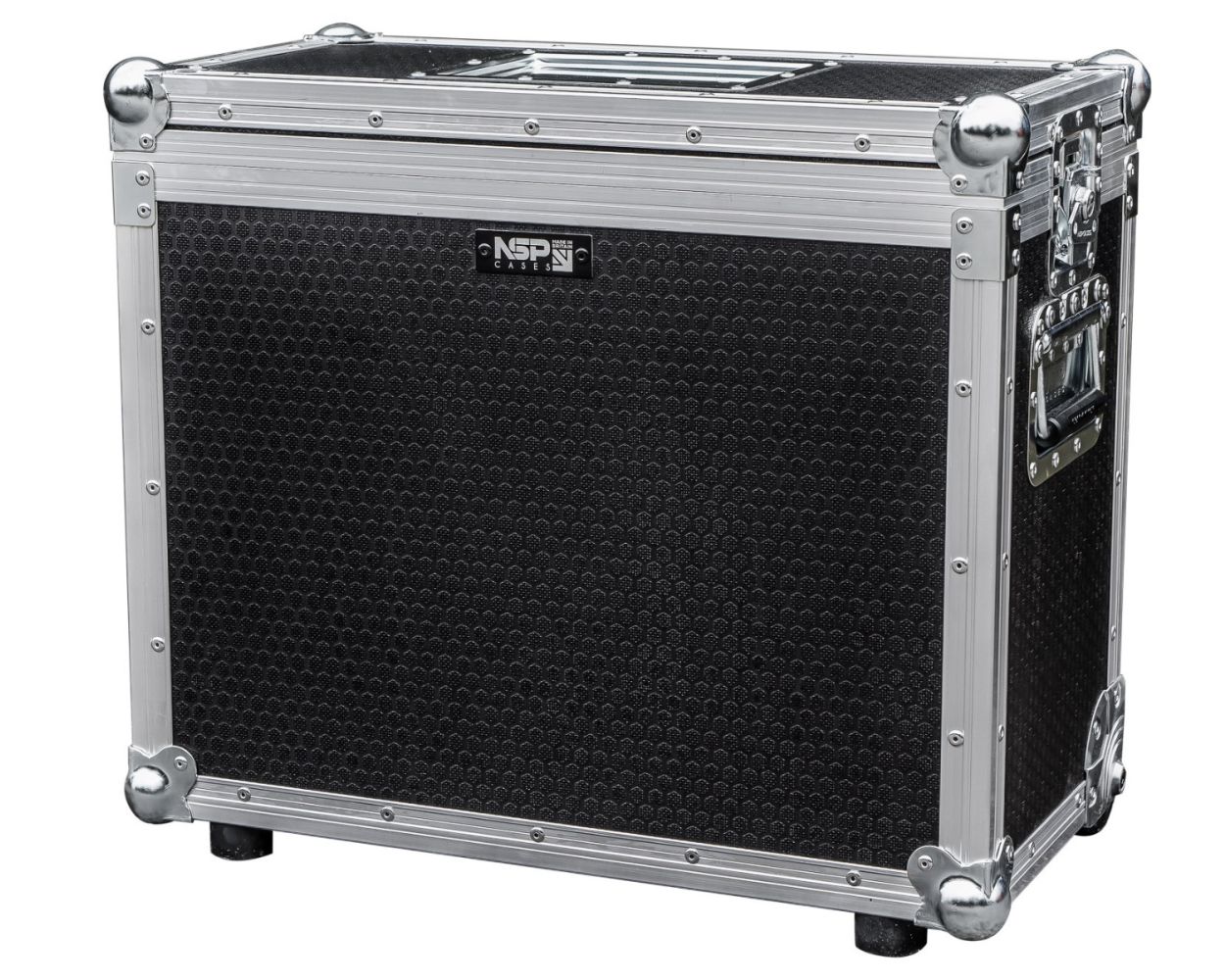 4U Wooden Rack Sleeve with Pull Along Flight Case | NSP Cases