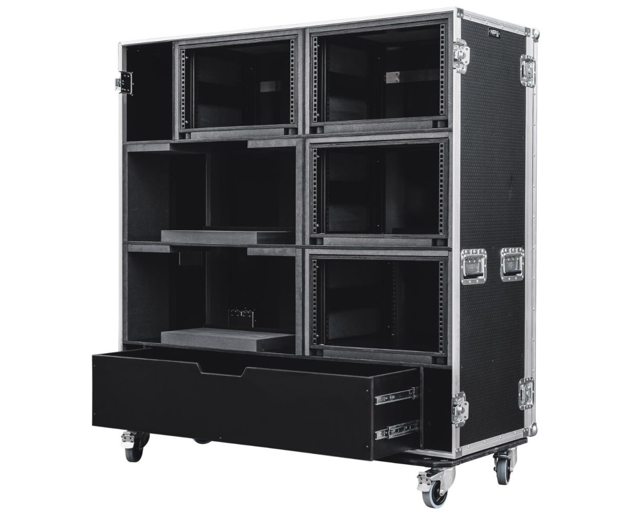Guitar rack flight case cheap