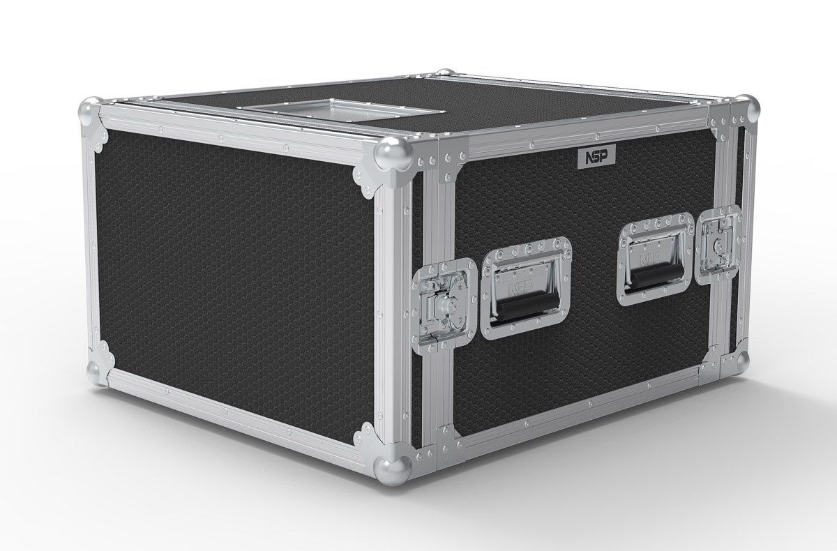 6U Suspended Shockmount Rack Flight Case | NSP Cases