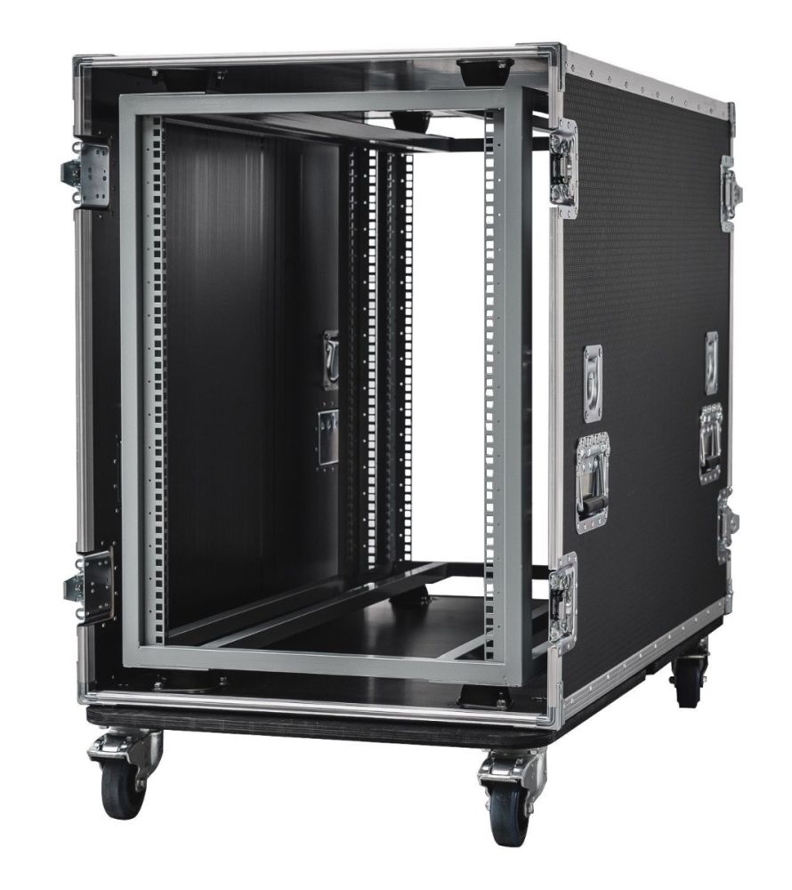 18U Shockmount Data Server Rack Flight Case | NSP Cases