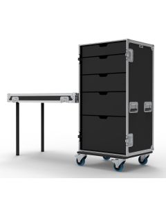 5 Drawer Universal Production Flight Case