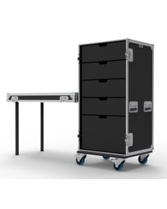 5 Drawer Universal Production Flight Case