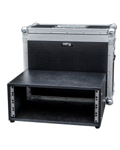 4U Wooden Rack Sleeve with Pull Along Transport Flight Case