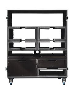 Playback Rig Flight Case with Rack Space