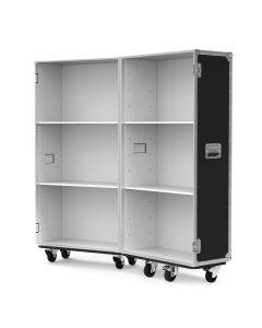Small Retail Display Flight Case with White Interior