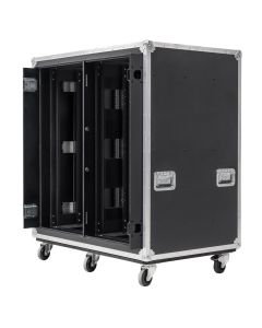 16U Double Slide & Slam Shockmount Rack Case