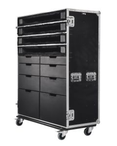4 Way Keyboard Vault Flight Case with Drawers