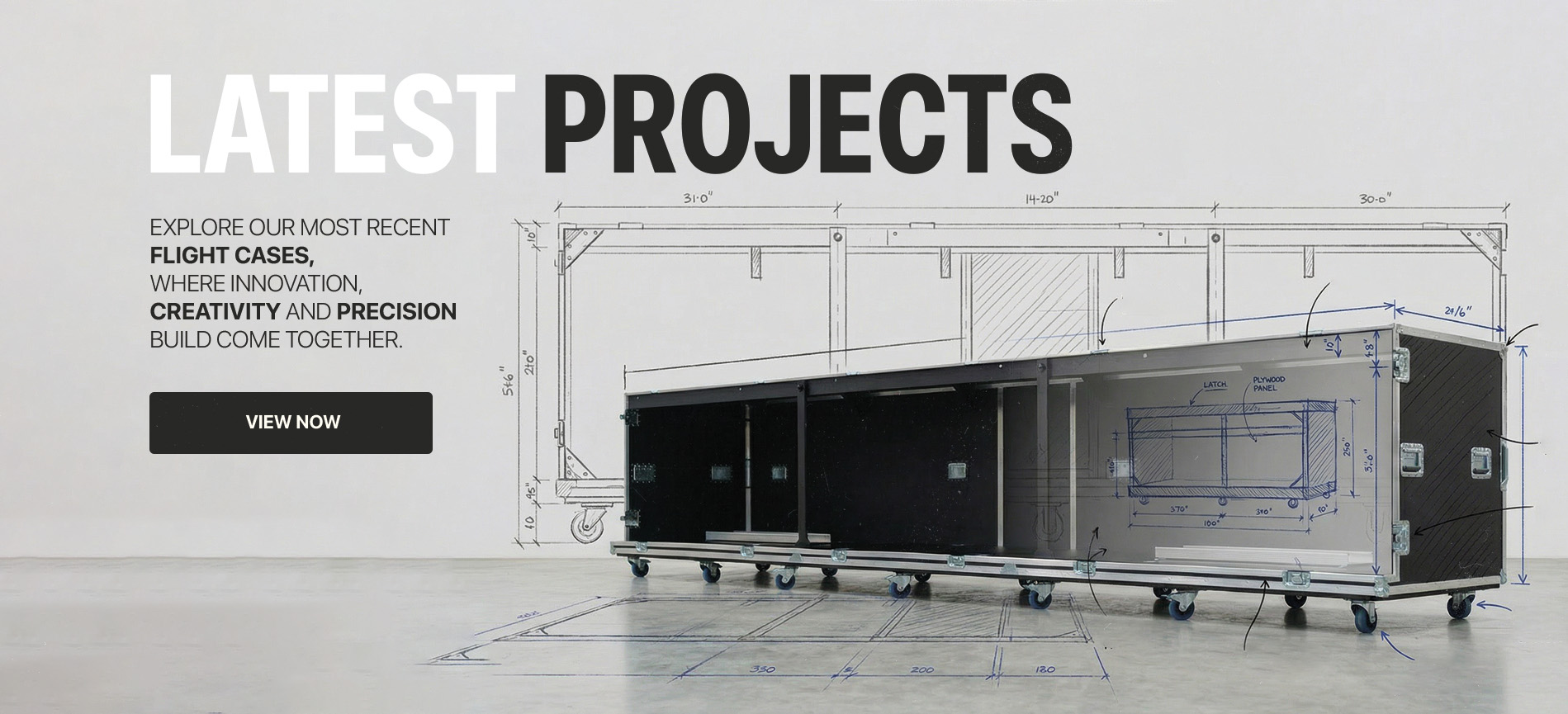 Latest Projects by UK Flight case manufacturer NSP Cases.