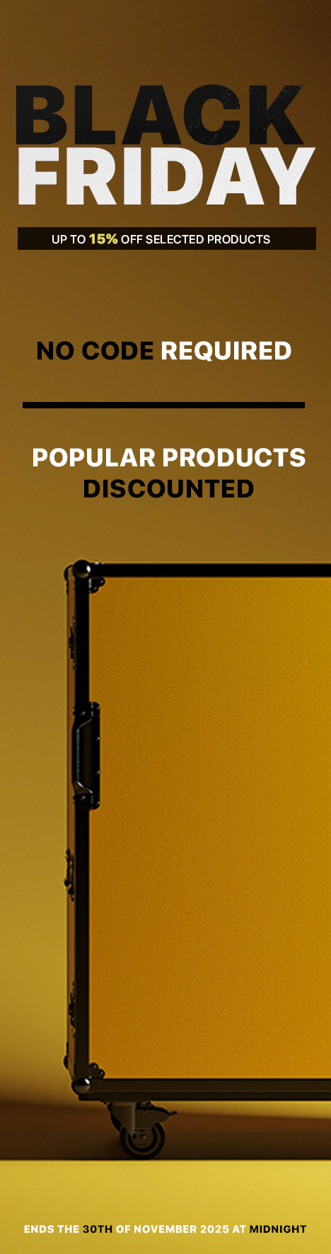 Black Friday 2025 | Cheap Flight Cases | Best Flight Case deals